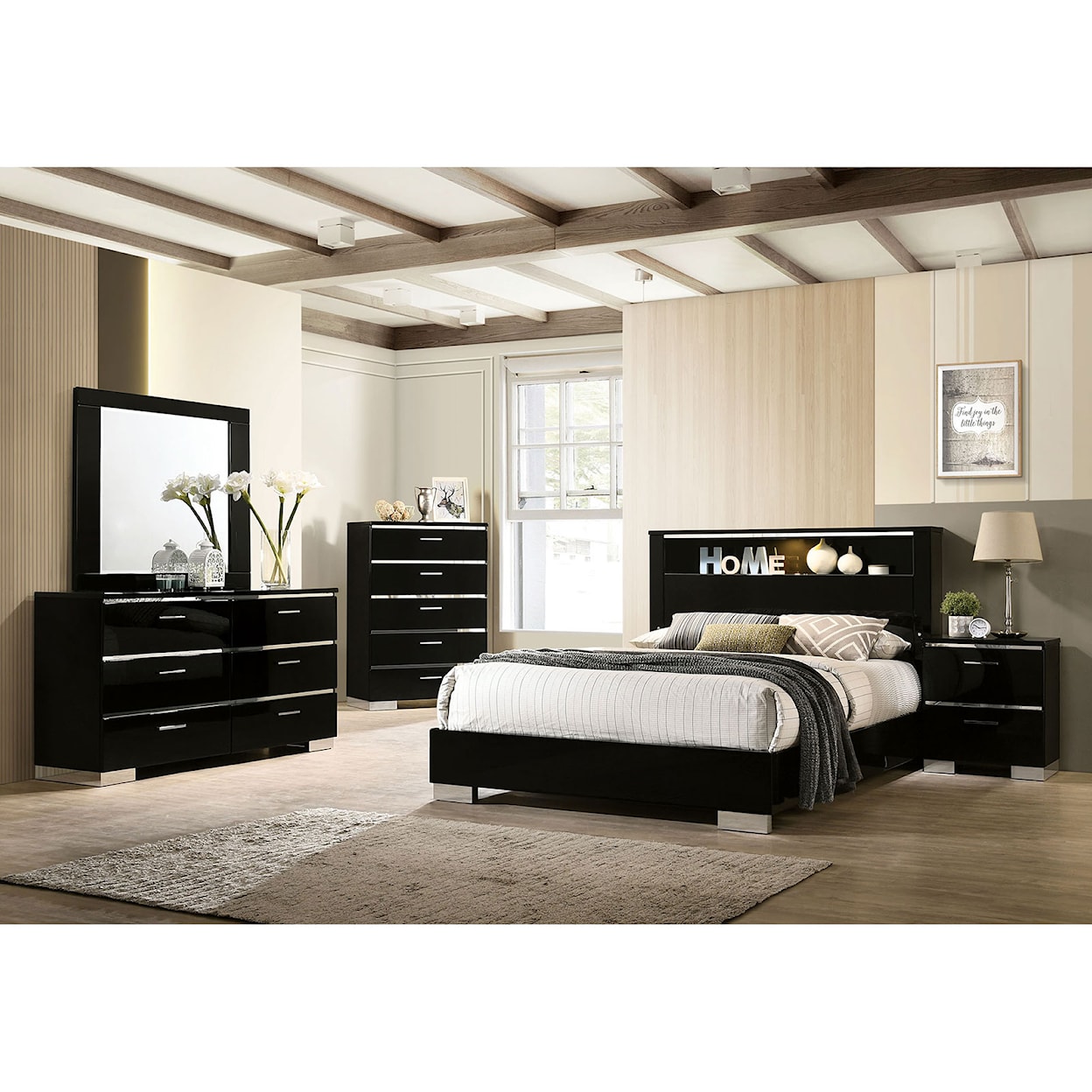 Furniture of America Carlie Queen Bedroom Group