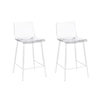 Progressive Furniture A La Carte Acrylic Counter Height Stool