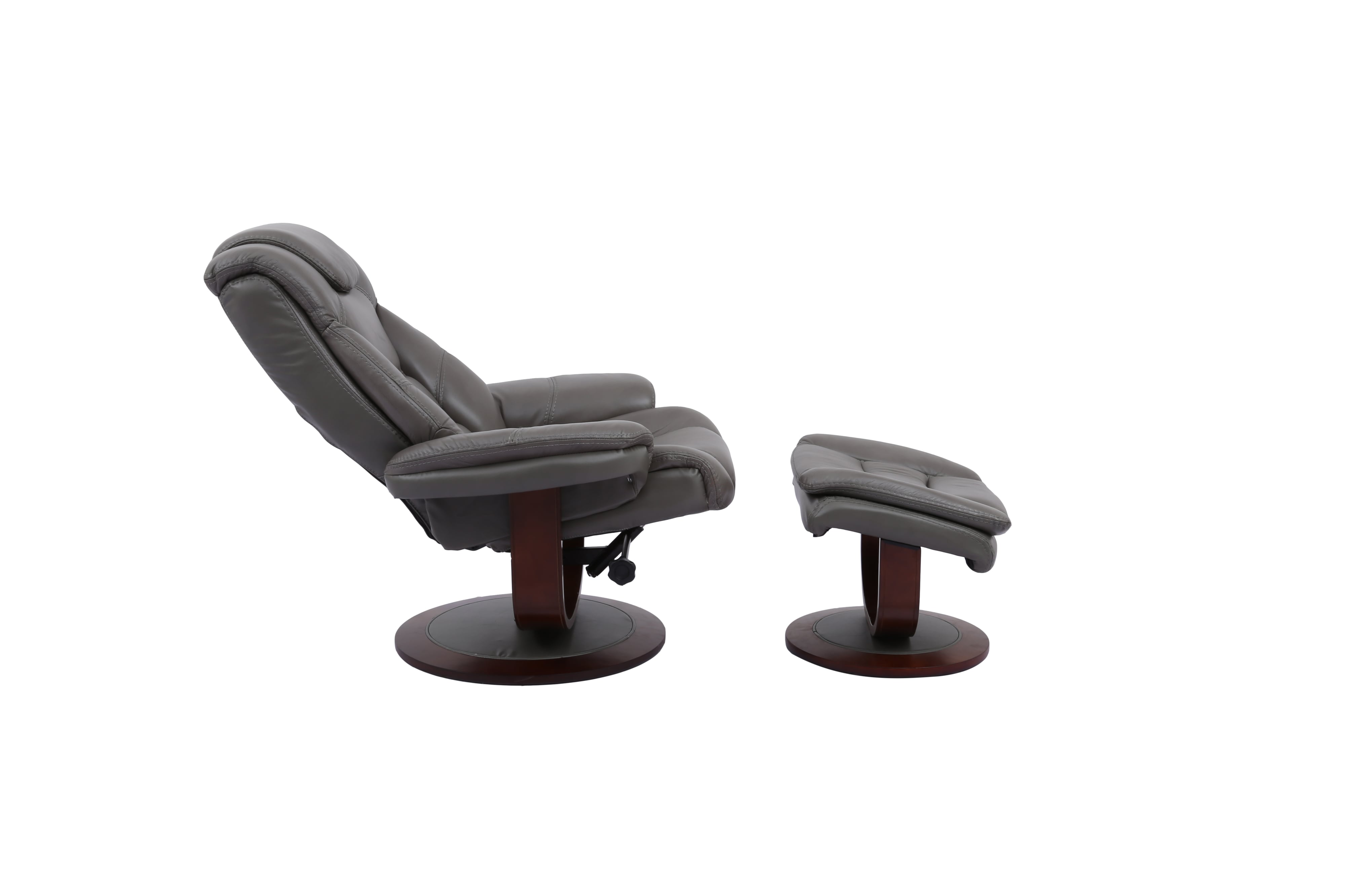 Parker Living Monarch Reclining Swivel Chair and Ottoman