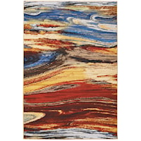 4' x 6' Lava Flow Rectangle Rug