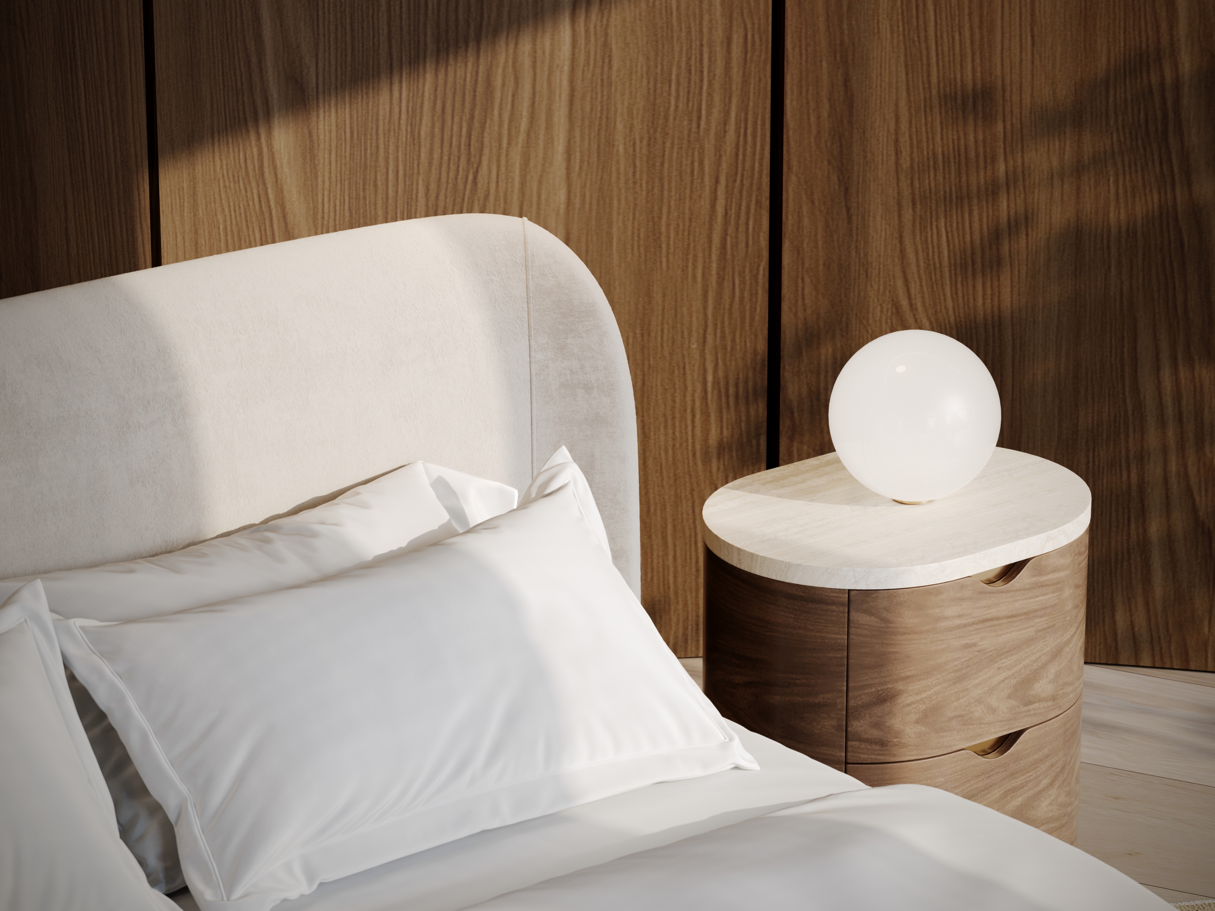 Caracole Caracole Classic Modern Upholstered Queen Bed