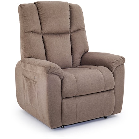 Power Recliner w/ Headrest & Lumbar