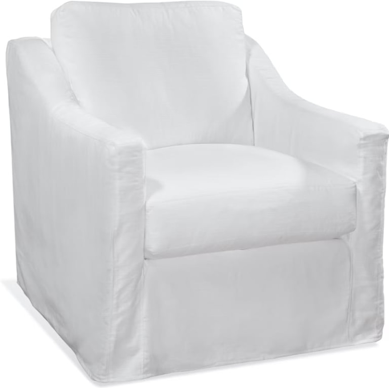 Braxton Culler Oliver Swivel Chair with Slipcover