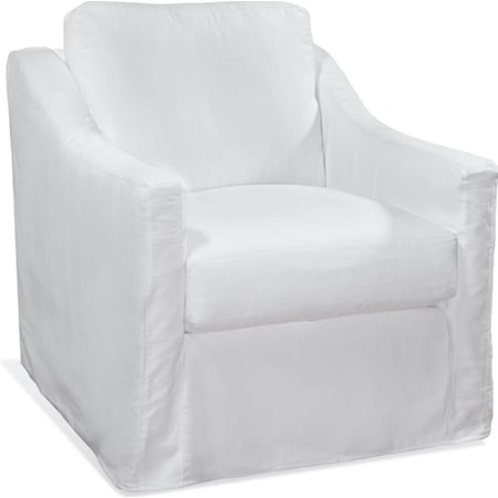 Oliver Swivel Chair with Slipcover