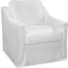 Braxton Culler Oliver Oliver Swivel Chair with Slipcover