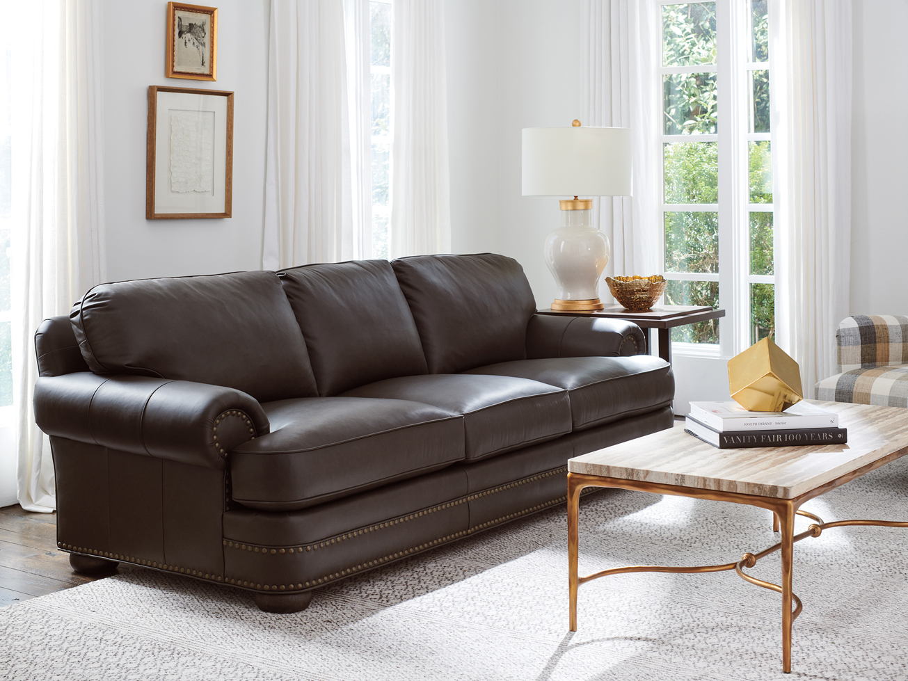 Kensington Leather Sofa