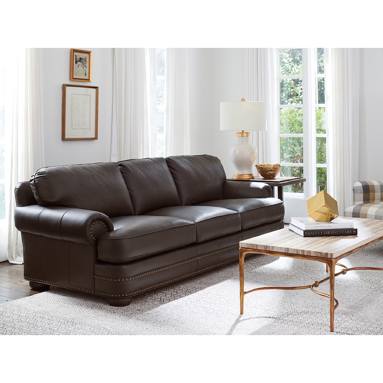 Lexington Silverado Kensington Leather Sofa