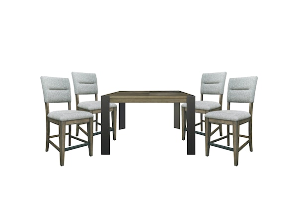 5-Piece Counter-Height Dining Set