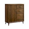 Elements International Malibu 4-Drawer Bedroom Chest