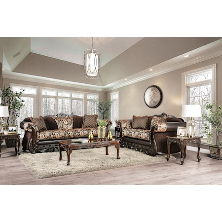 Sofa and Loveseat Set 