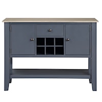 Casual Sideboard with Wine Bottle Storage