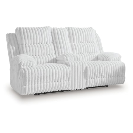 Dbl Rec Pwr Loveseat W/ Console