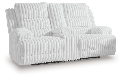 Power Reclining Loveseat With Console