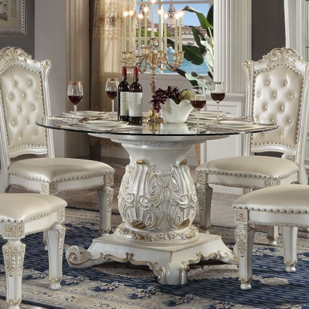 Round Pedestal Dining Table