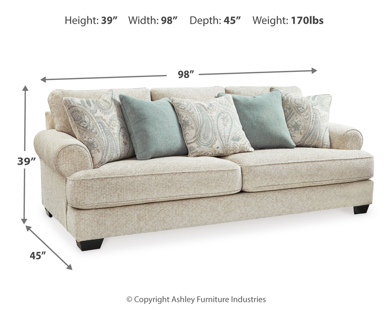 Signature Design by Ashley Monaghan Sofa