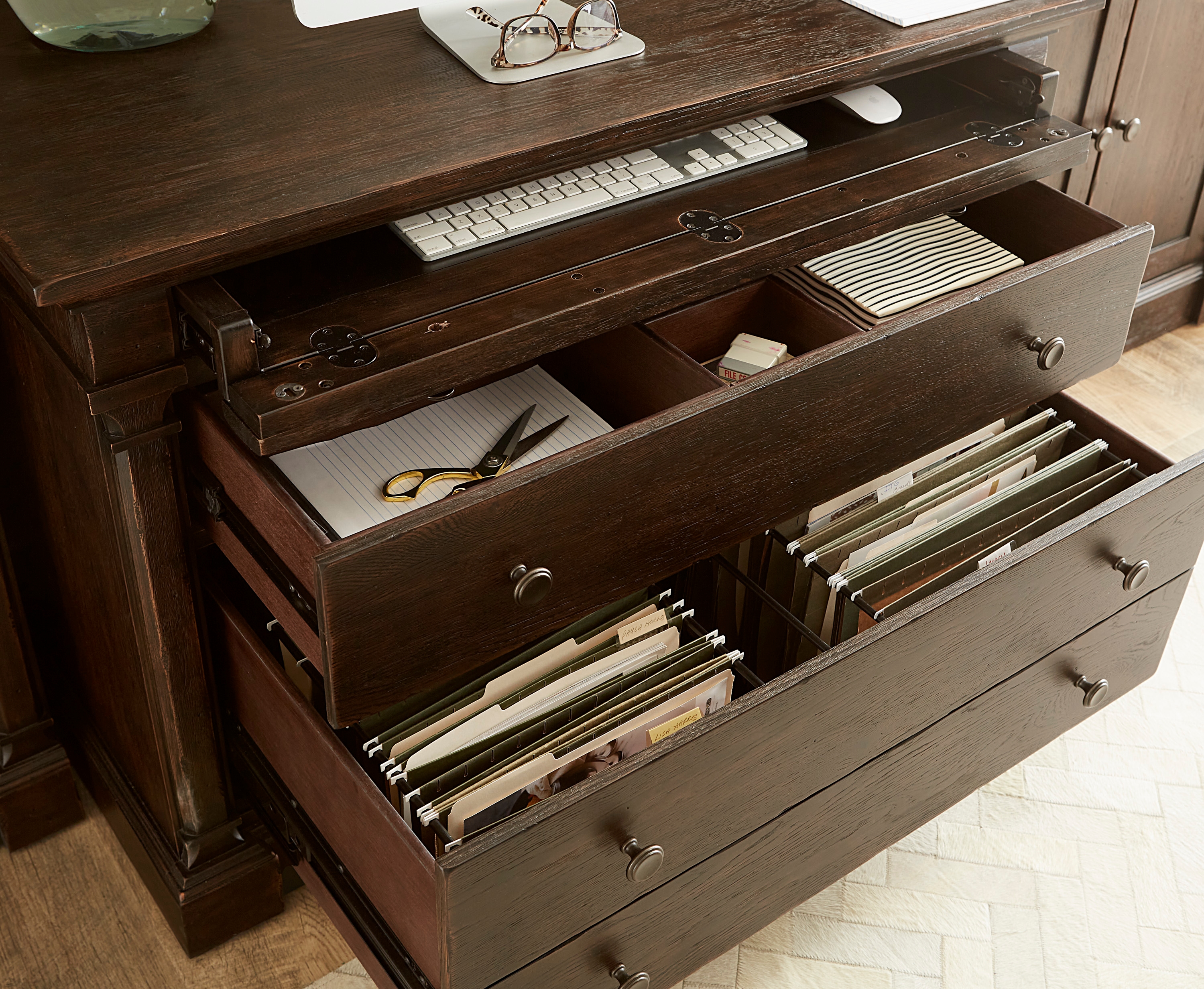 Aspenhome Jackson Workstation File Cabinet