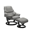 Stressless by Ekornes Reno Large Reclining Chair with Classic Base