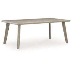 View Rect Dining Table W/ Umb Opt