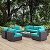 Modway Convene Outdoor 8 Piece Sectional Set