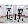 Steve Silver Hailey HAILEY BLACK & BROWN PUB CHAIR |