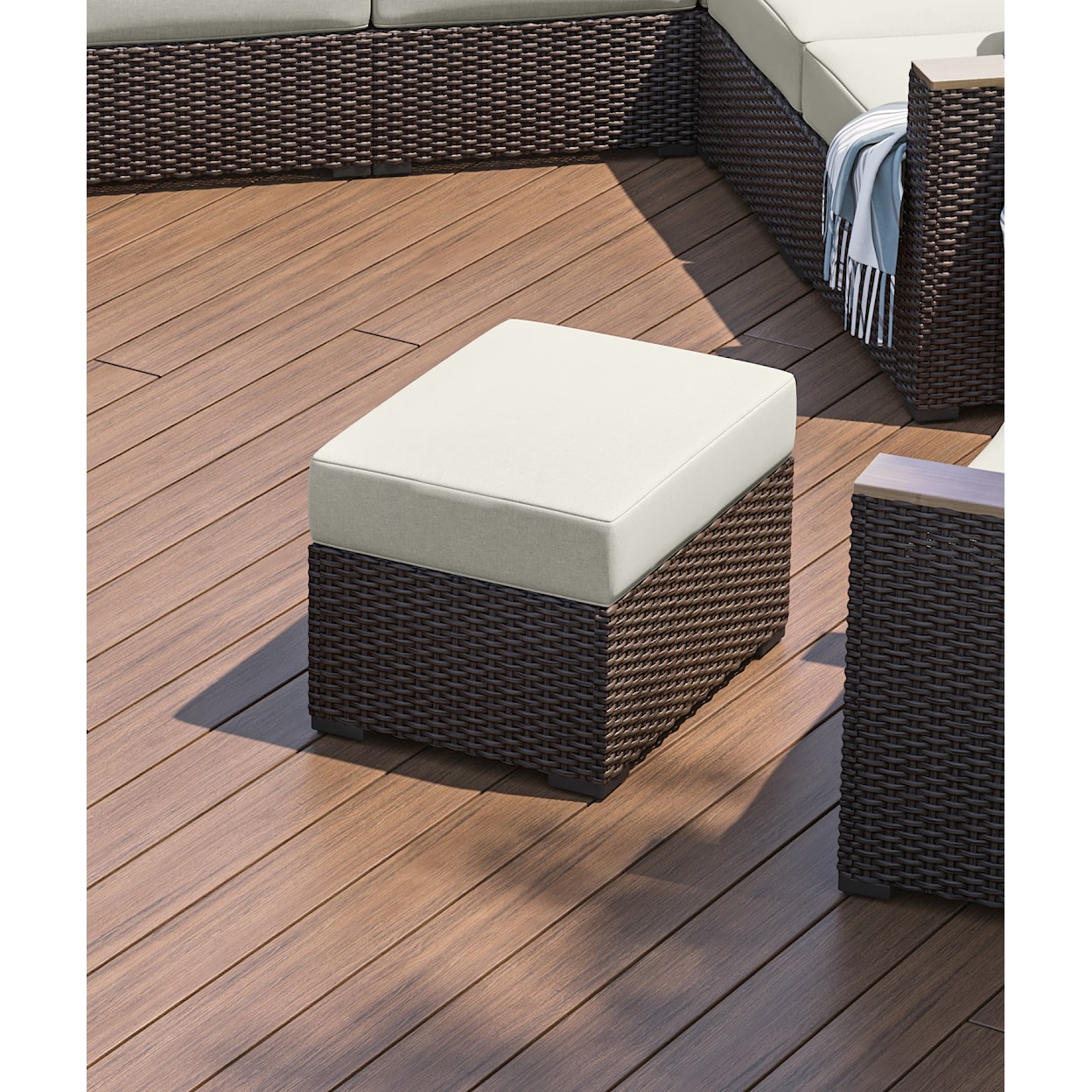 homestyles Palm Springs Outdoor Ottoman