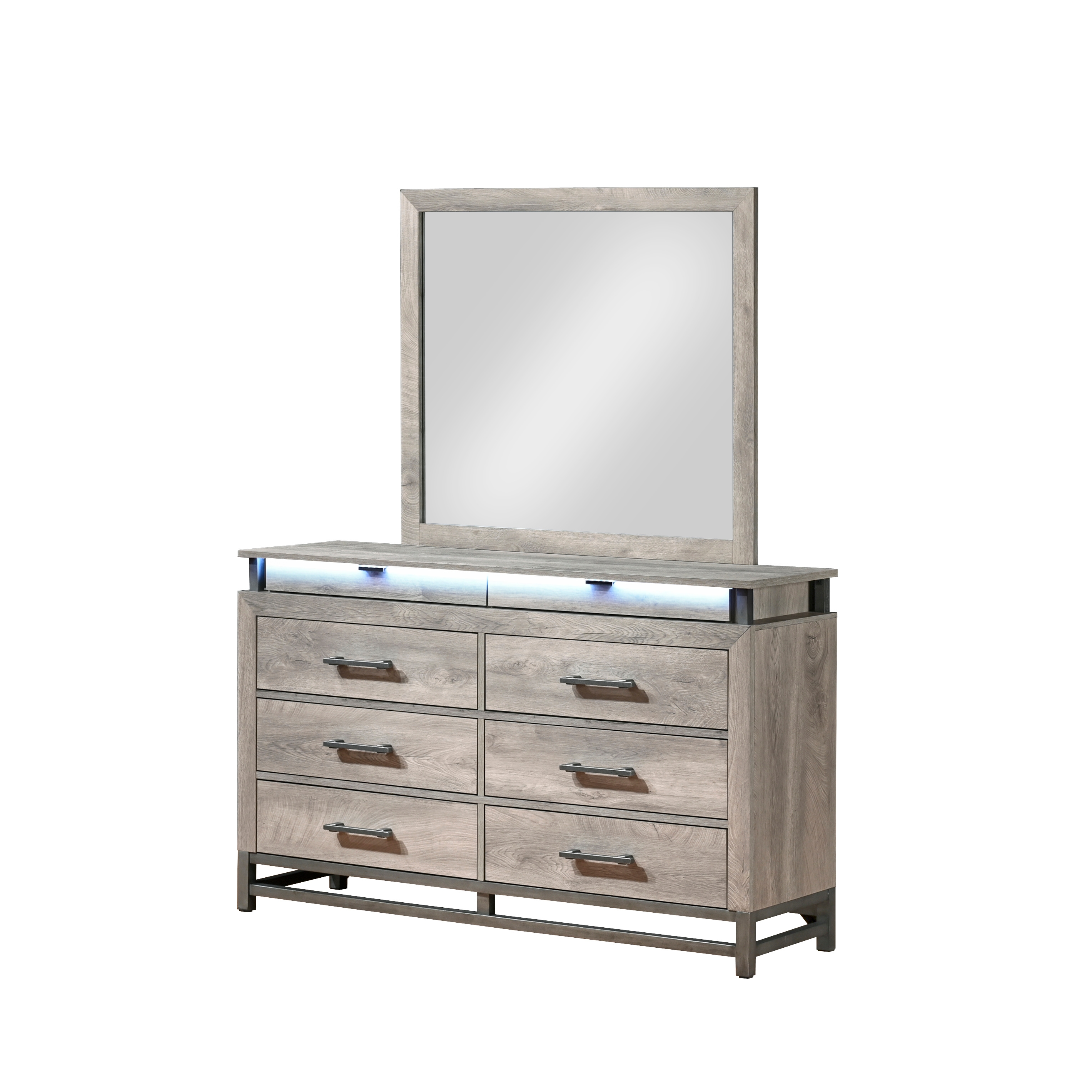 Dresser &amp; Mirror Set