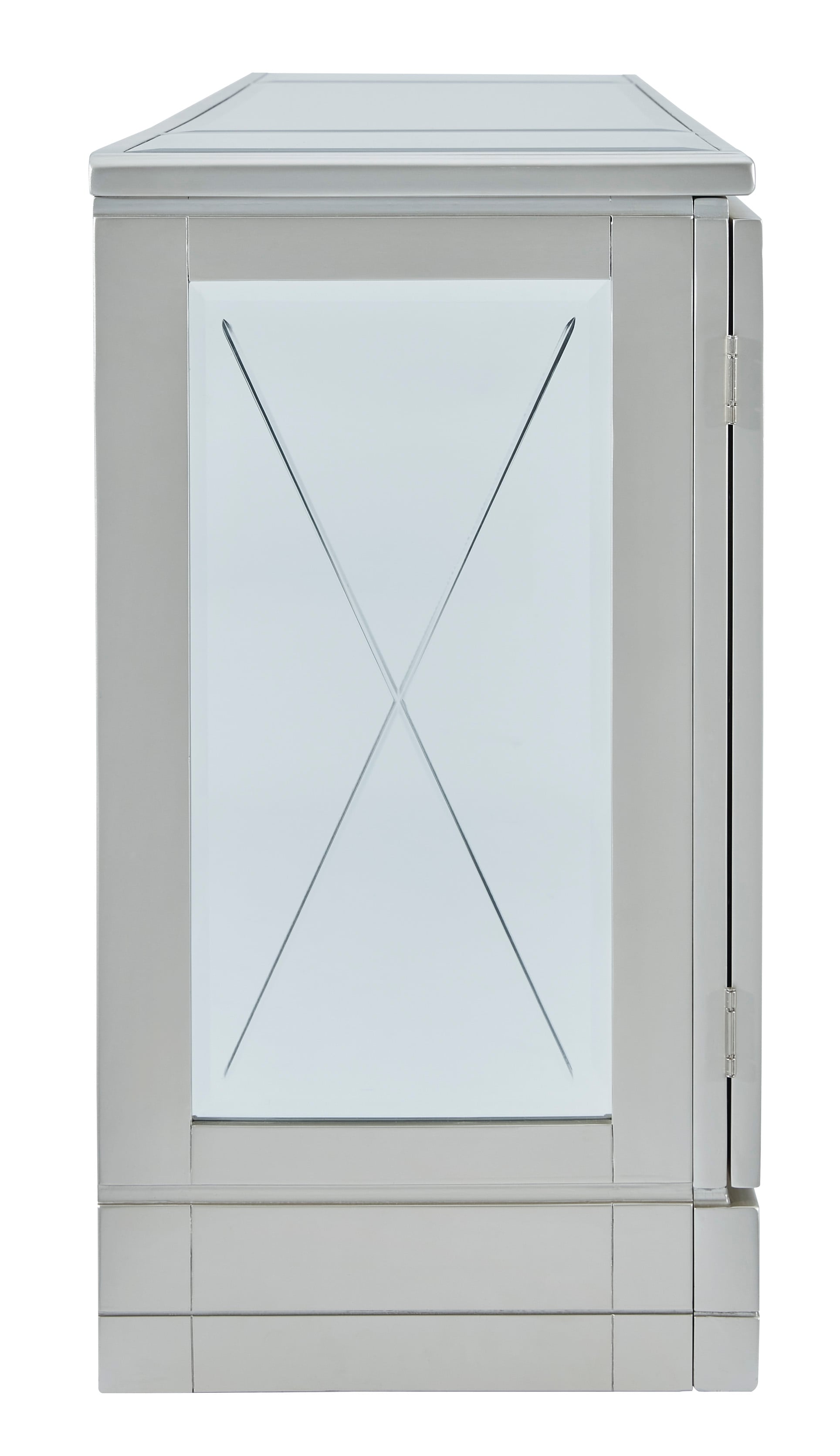 Ashley Signature Design Flamory W910W1 Glam 72" TV Stand with Electric