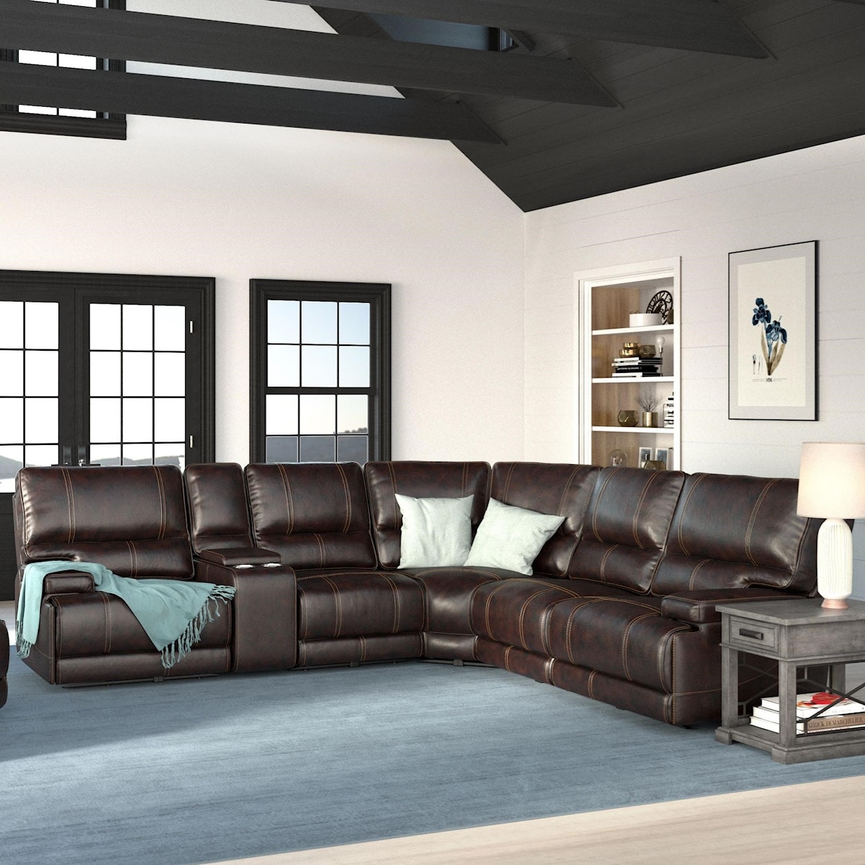 PH Whitman Power Reclining Sectional