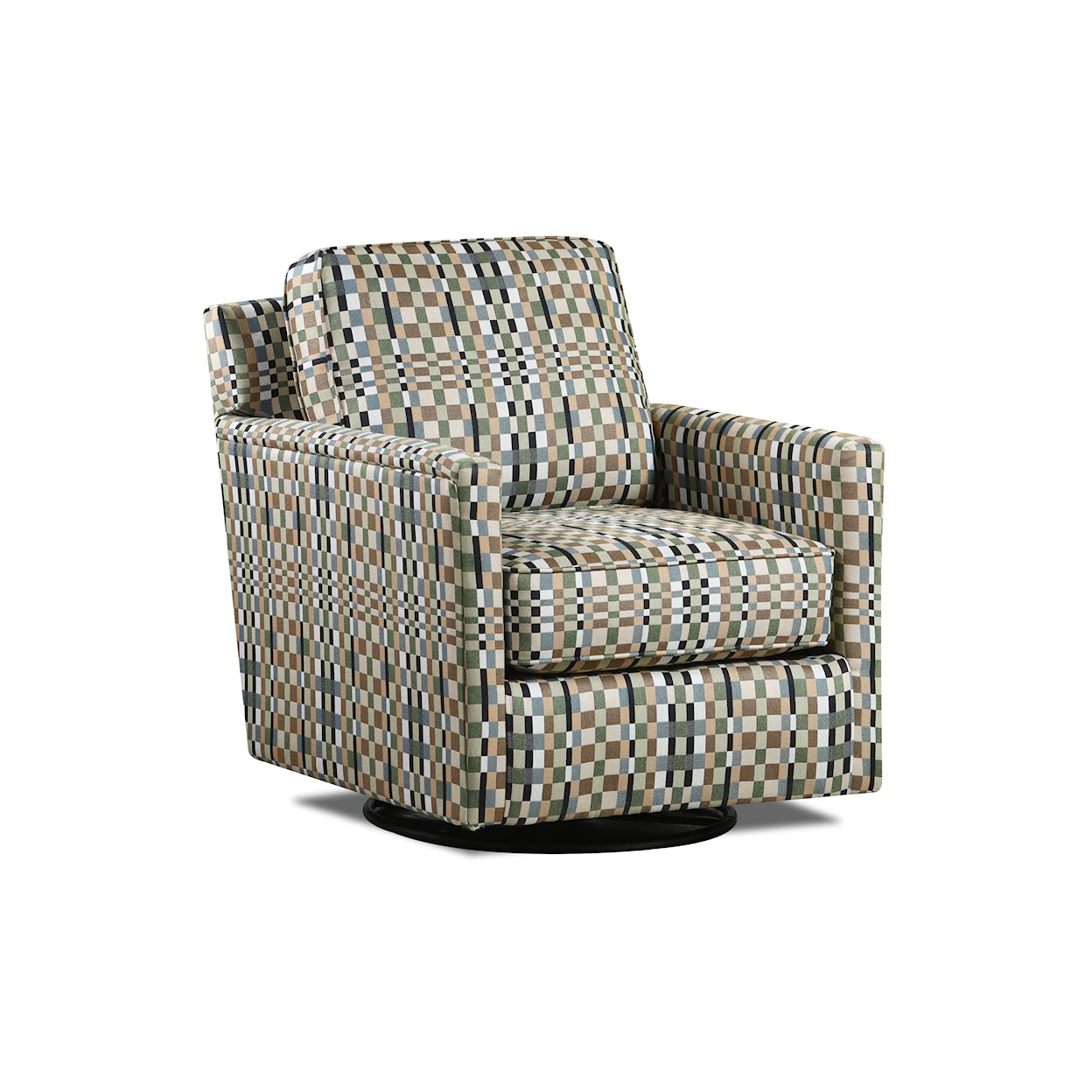 Fusion Furniture 28 MERIDA CLOVE Swivel Glider Chair