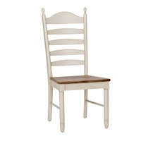 Farmhouse Ladder Back Side Dining Chair