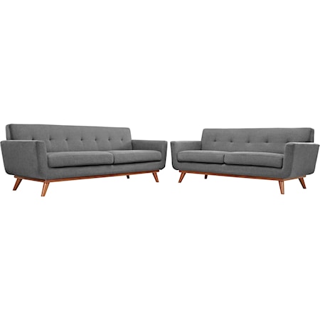 Loveseat and Sofa Set