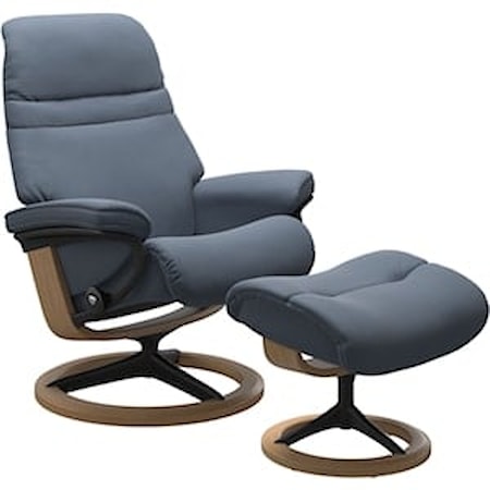 Large Reclining Chair with Signature Base