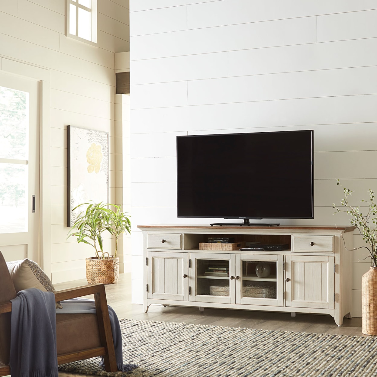 Libby Farmhouse Reimagined Entertainment TV Stand