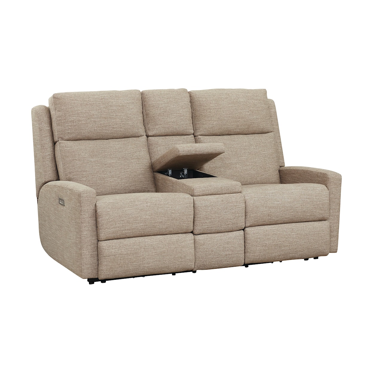 Bassett Club Level - Apex Power Reclining Console Loveseat