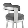 Armen Living Bryant Swivel Barstool