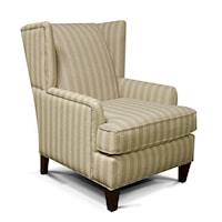 Transitional Accent Chair with Nailhead Trim 