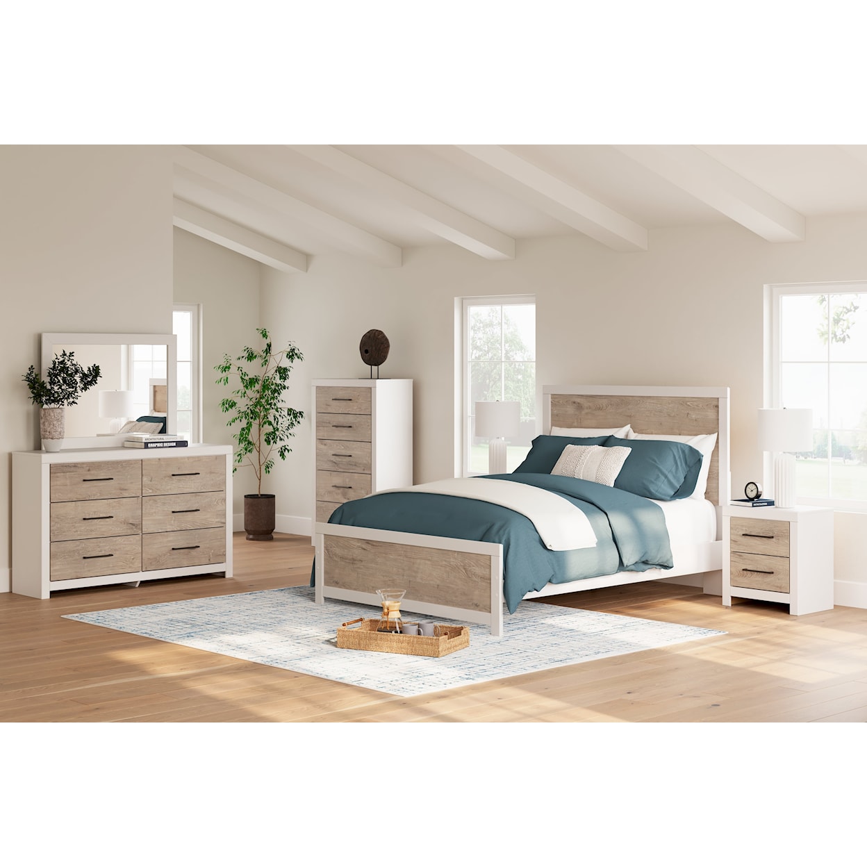 Michael Alan Select Charbitt Queen Panel Bed