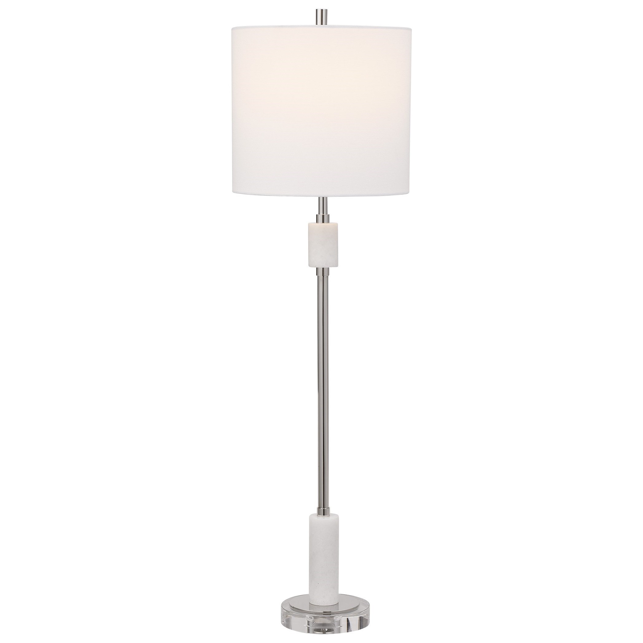 uttermost gallo nickel buffet lamp