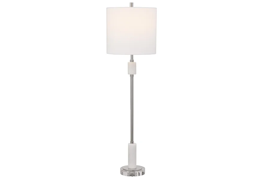 Buffet Lamps Sussex Nickel Buffet Lamp by Uttermost at Janeen's Furniture Gallery