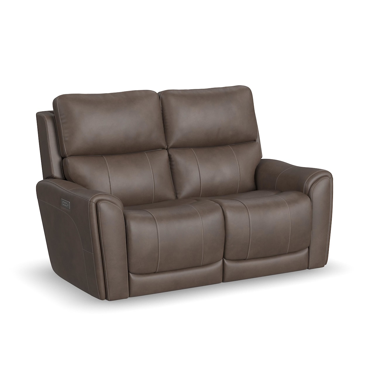 Flexsteel Harper Power Headrest & Lumbar Reclining Loveseat