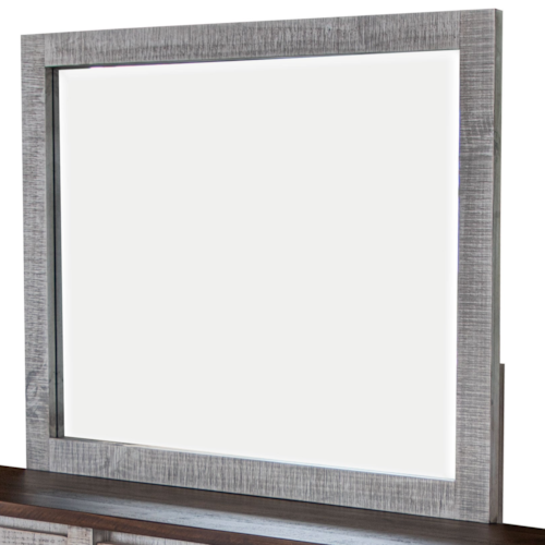 Rustic Square Mirror