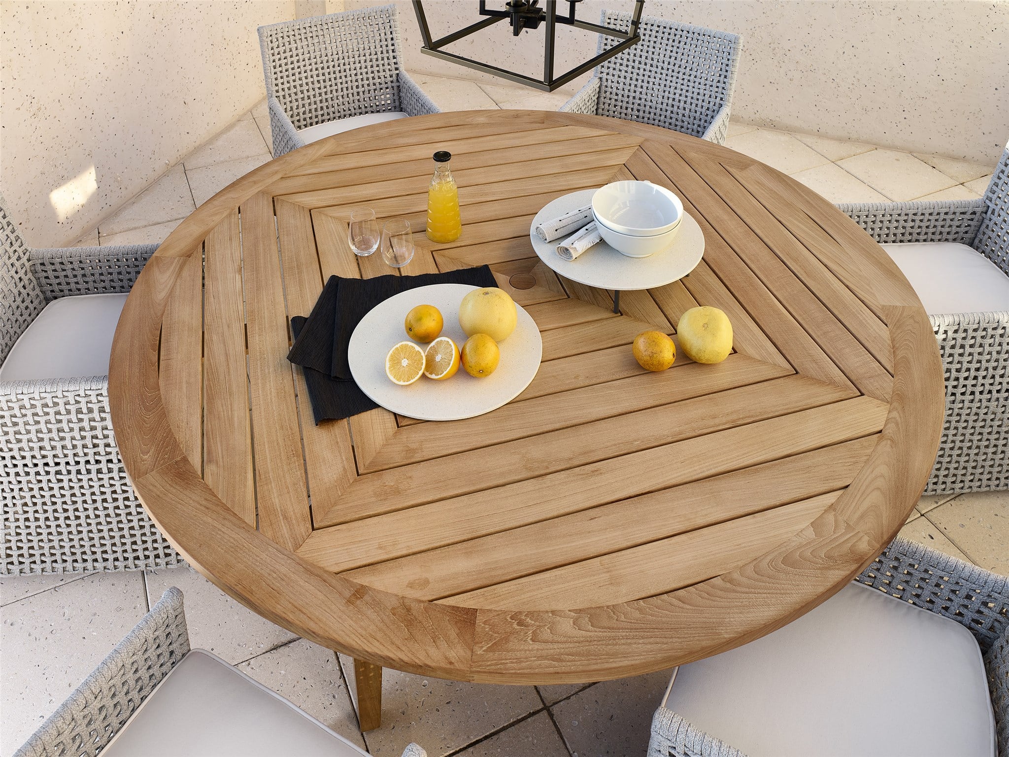 Universal Coastal Living Outdoor Outdoor Round Dining Table
