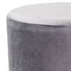 Diamond Sofa Furniture Sorbet2 Round Accent Ottoman