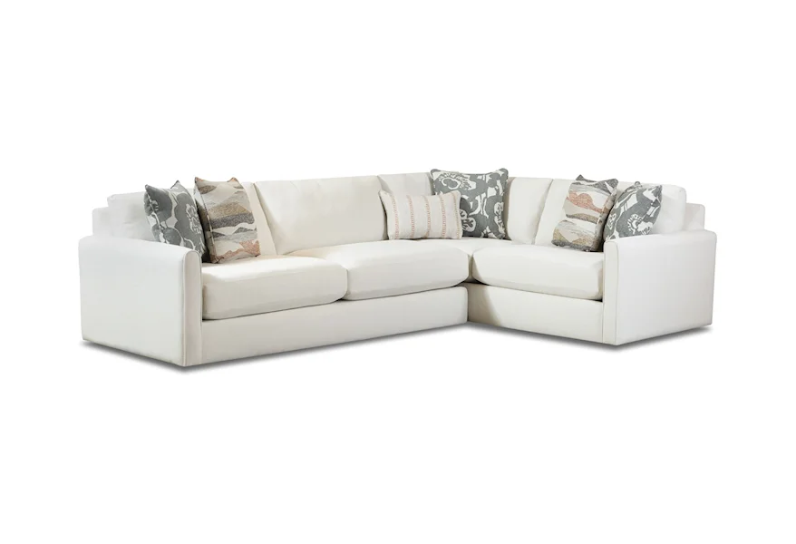 7000 MISSIONARY SALT L-Shape Sectional by Fusion Furniture at Prime Brothers Furniture