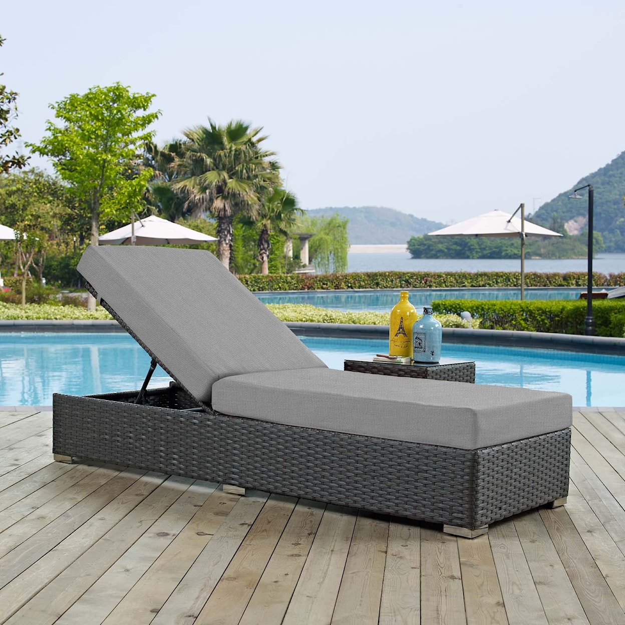 Modway Sojourn Outdoor Chaise Lounge