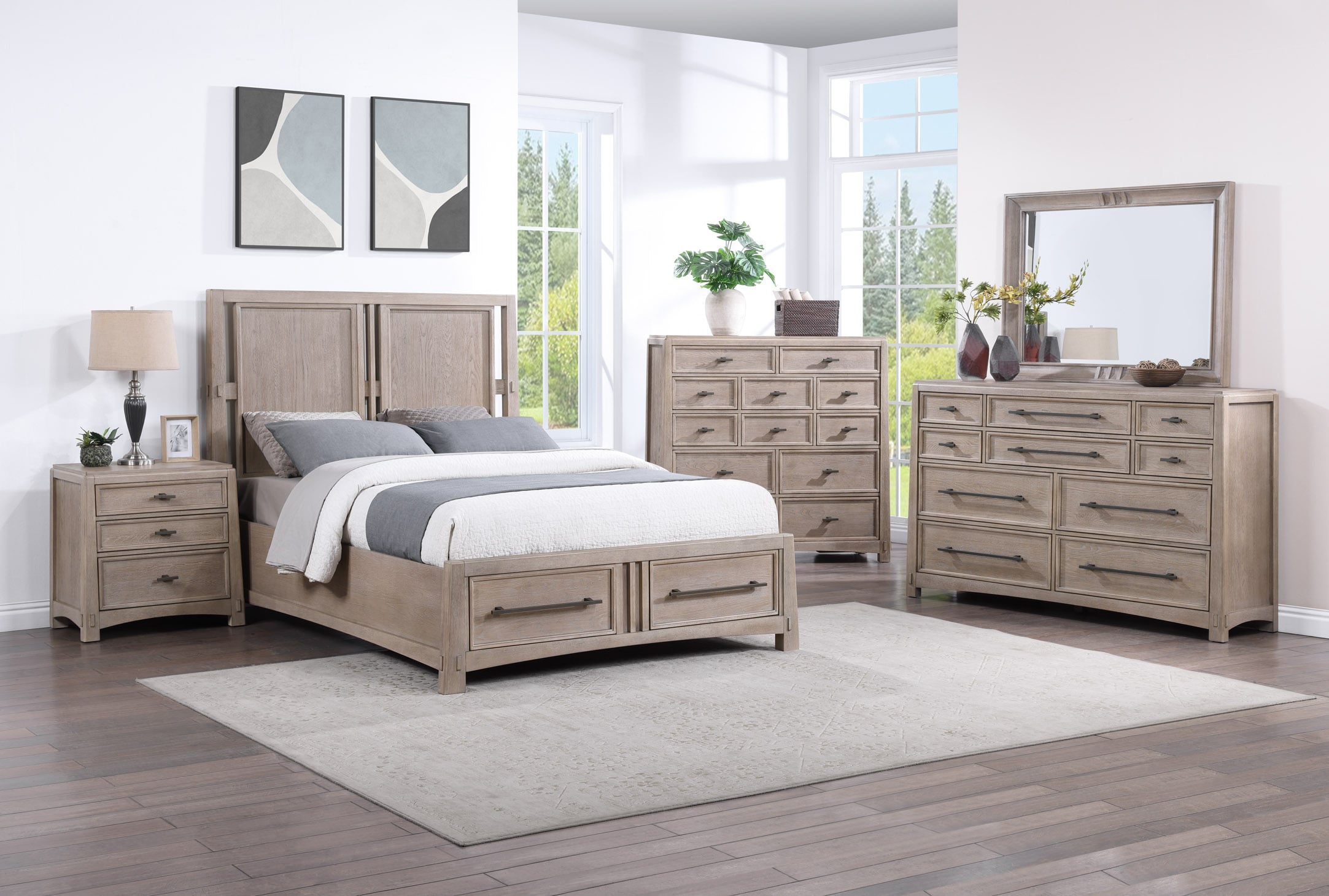 Holland House 2769 Three Drawer Nightstand