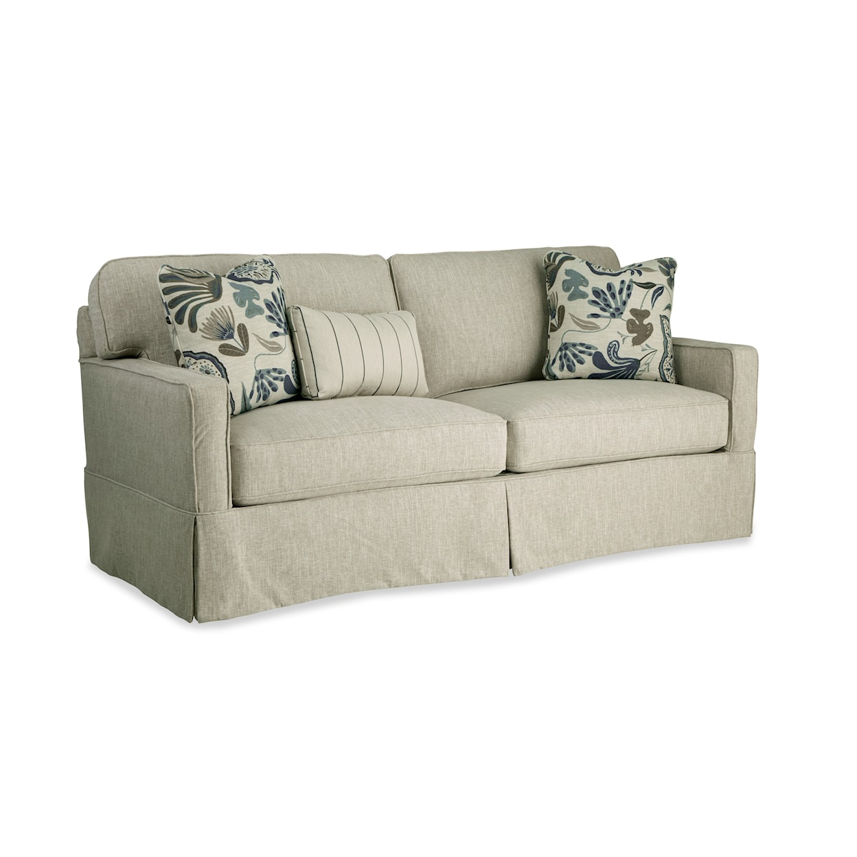 Hickory Craft 937450BD 2-Cushion Slipcover Sofa