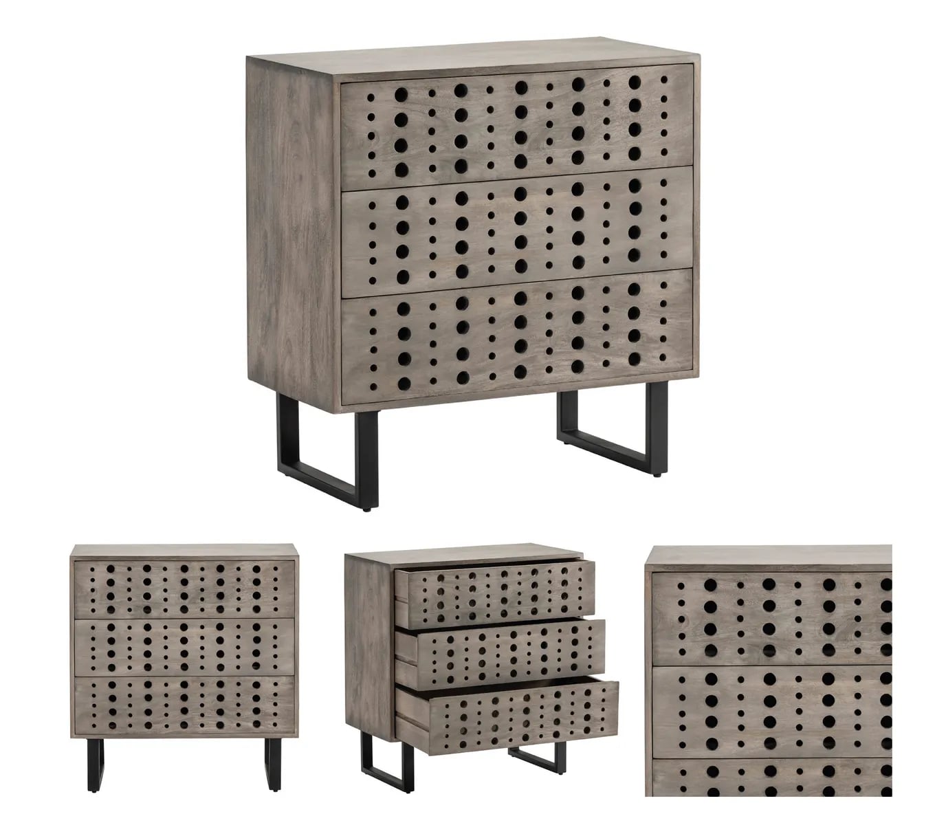 Crestview Collection Yougstown 3-Drawer Chest