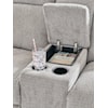 Signature Design by Ashley Furniture Barnsana DBL REC PWR Loveseat w/Console