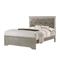 Full Bed with Upholstered Headboard